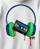 Cassette w Headphones t-shirt