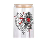 Shattered flower Heart-Skeleton Collection