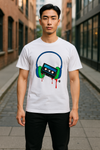 Cassette w Headphones t-shirt