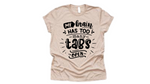 My brain has too many tabs open t-shirt graphic