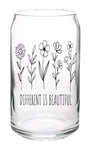 Different is Beautiful- Beer Glass Cup