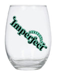 Perfectly imperfect wine glass