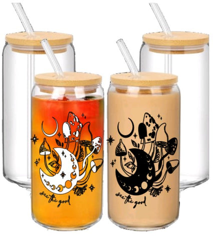 See Good bamboo lid beer glass