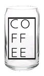 Coffee Beer Glass Cup (square)